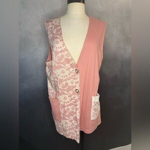 ✨Vintage Lacy Afternoon by Shell Kepler Vest - NWT - Size M✨